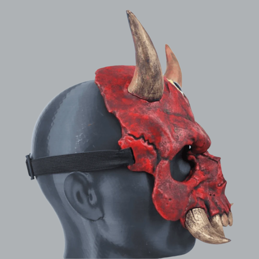 Space Armory Hannya Skull Oni Mask